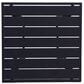 Gathercraft Charlotte 24" Square Side Table in Black, , large