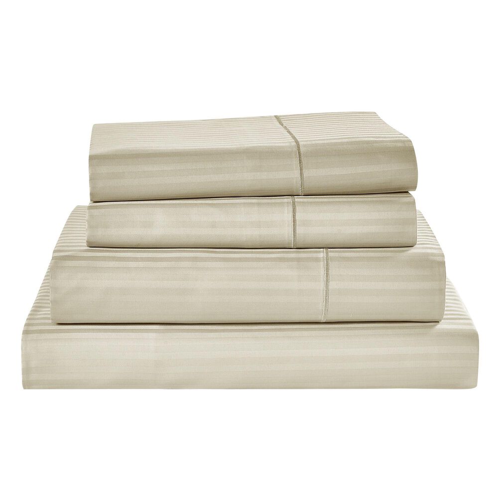 Trade Linker 4-Piece King 500 Thread Count Sheet Set in Beige, , large
