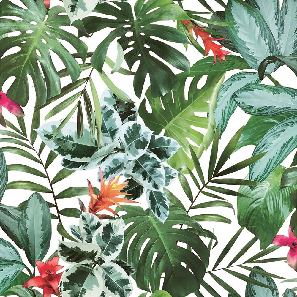 Tempaper Rainforest Peel and Stick Wallpaper, , large