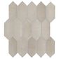 Dal-Tile Miramo Sand 2" x 5" Picket Undulated on 12.25" x 11.125" Ceramic Mosaic Sheet, , large
