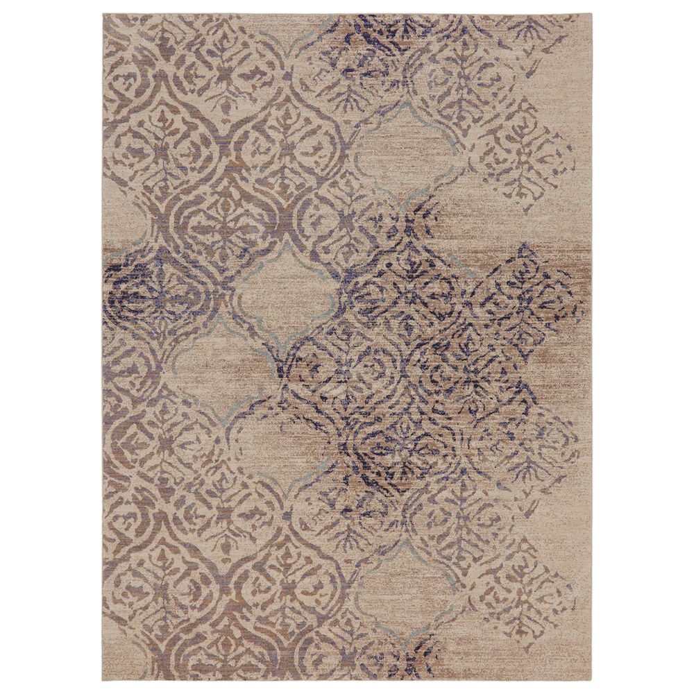 Karastan Cosmopolitan Zendaya 90954-50134 2" x 3" Indigo Scatter Rug, , large