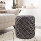 Surya Xena Pouf in Charcoal, , large