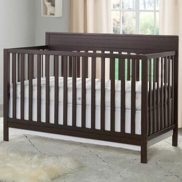 Oxford Baby Harper 4-In-1 Convertible Crib in Espresso, , large