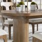 St Claire Home Harmony 7-Piece Oval Dining Set in Ovation Tweed, , large