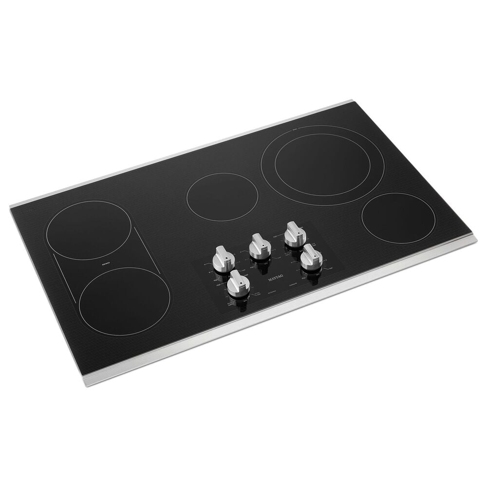Maytag 36&quot; Built-In Electric Cooktop with Reversible Grill, , large