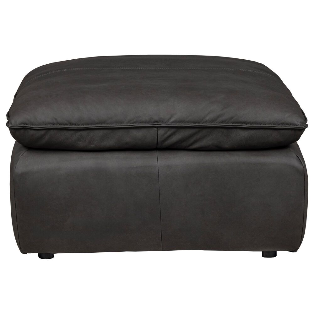 Bordeaux & Co Large Ottoman in Oslo Dark Grey, , large
