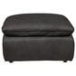 Bordeaux & Co Large Ottoman in Oslo Dark Grey, , large