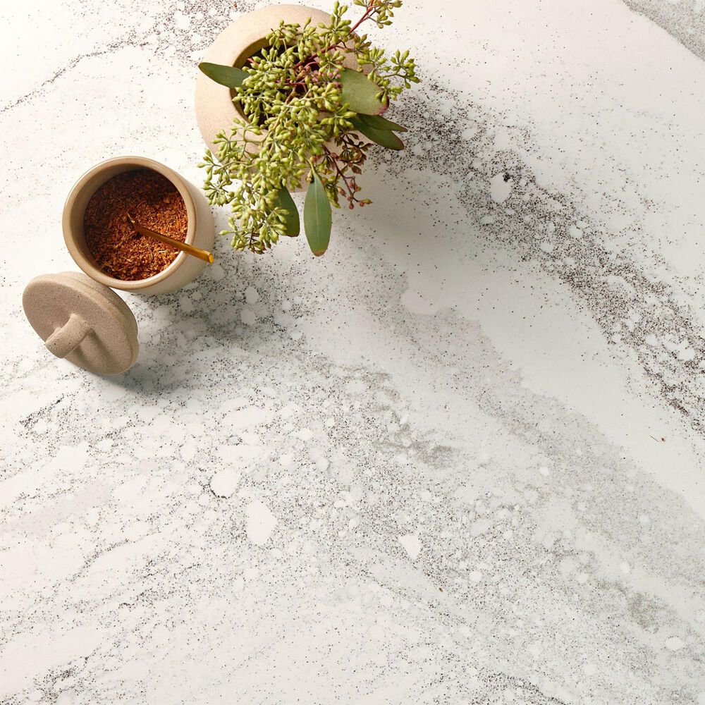 Cambria Luxury Harlow 3cm Quartz Countertop in White and Gray, , large