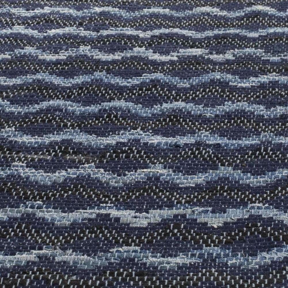 Safavieh Montauk 3&#39; x 5&#39; Turquoise, Navy Blue and Black Area Rug, , large