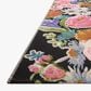 Loloi II Botanical 6"7" x 9"4" Black and Multicolor Area Rug, , large