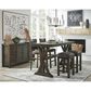 Drew and Jonathan Home Denman Bar Height Dining Table in Brown - Table Only, , large