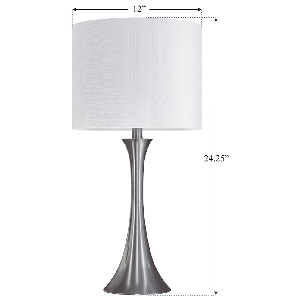 Grandview Gallery Lenuxe Table Lamp in Brushed Nickel, , large