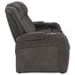 Ashley Fyne-Dyme 2-Piece Power Reclining Living Room Set in Shadow, , large