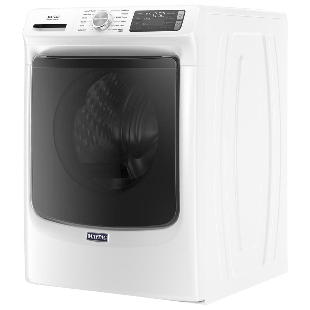Maytag 4.8 Cu. Ft. Front Load Washer with Steam in White, , large