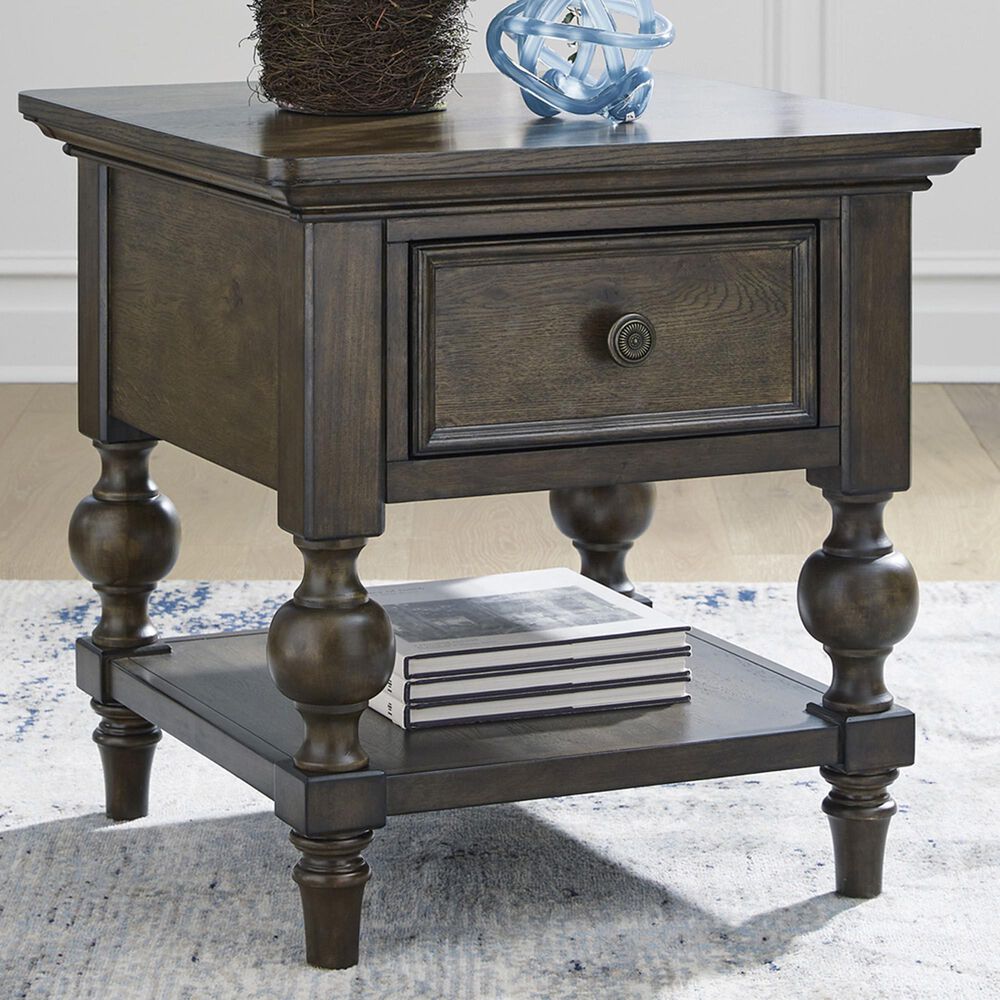 Ashley Veramond End Table in Dark Brown, , large