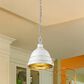 Golden Lighting Bartlett 2-Light Pendant in French White, , large