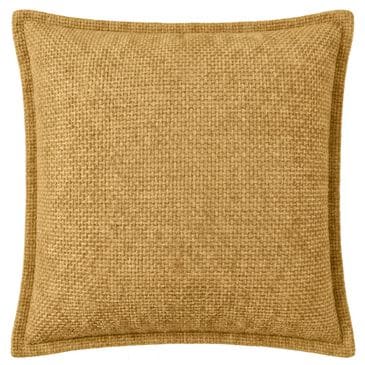 Chanasaya 20" Square Textured Accent Throw Pillow in Yellow, , large