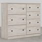 Lemoore Essentials 7 Drawer Dresser Only in Frosted Pine, , large