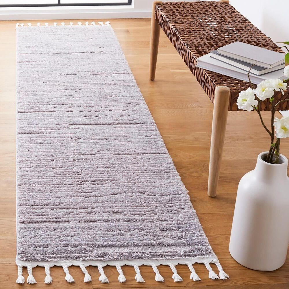 Safavieh Marrakesh 2&#39;2&quot; x 6&#39; Grey and Light Grey Runner, , large