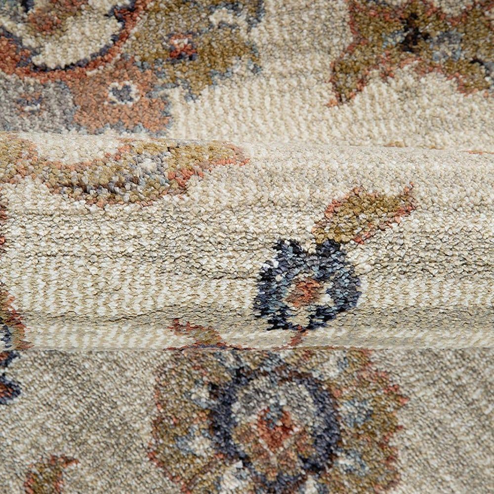 Amer Rugs Jordan 2&#39;7&quot; x 10&#39; Ivory and Charcoal Runner, , large