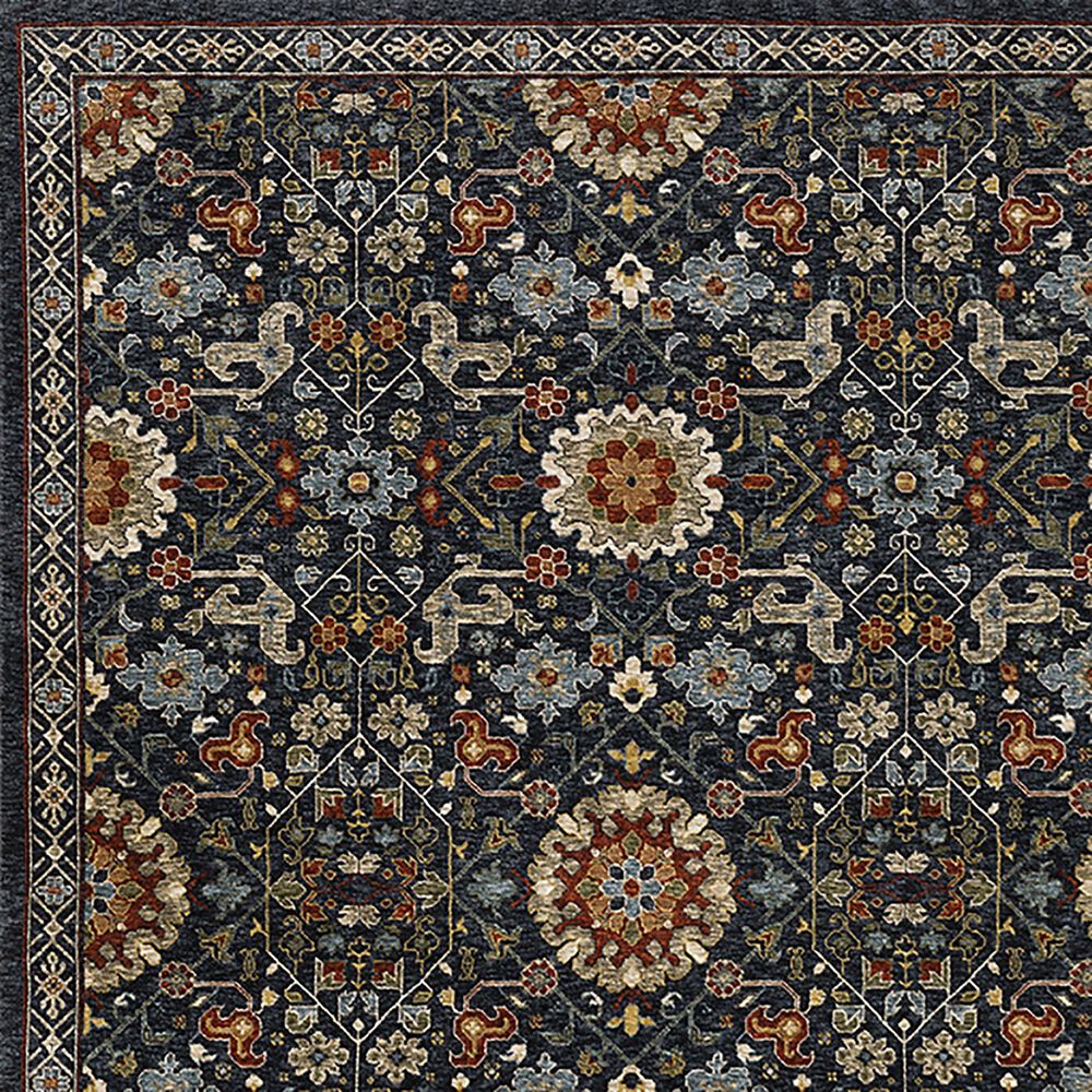 Oriental Weavers Aberdeen Floral 2&#39; x 3&#39; Blue Area Rug, , large