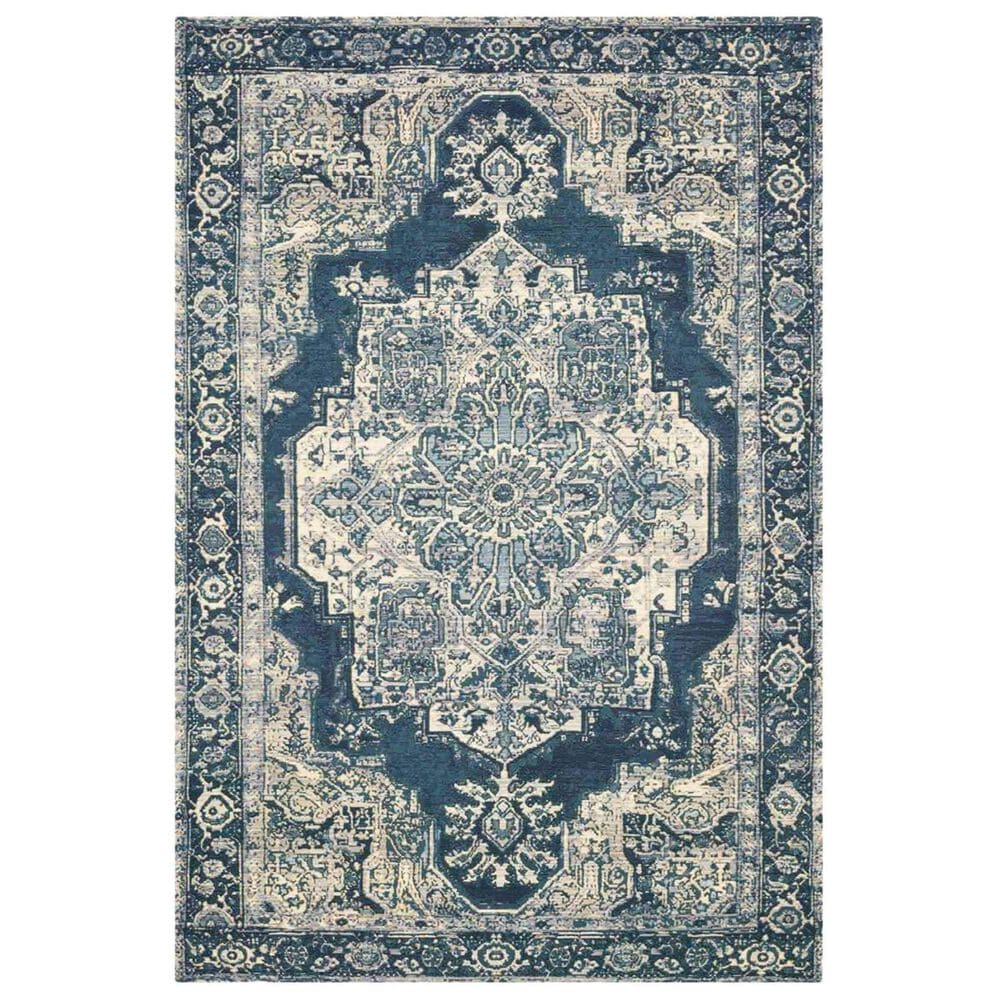 Loloi Mika 6"7" x 9"4" Grey and Blue Area Performance Rug, , large