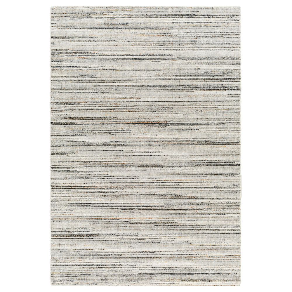 Surya Hollister HOL-2300 2" x 3" Silver Gray, Light Gray, Medium Gray, Charcoal, Brick Red Area Rug, , large