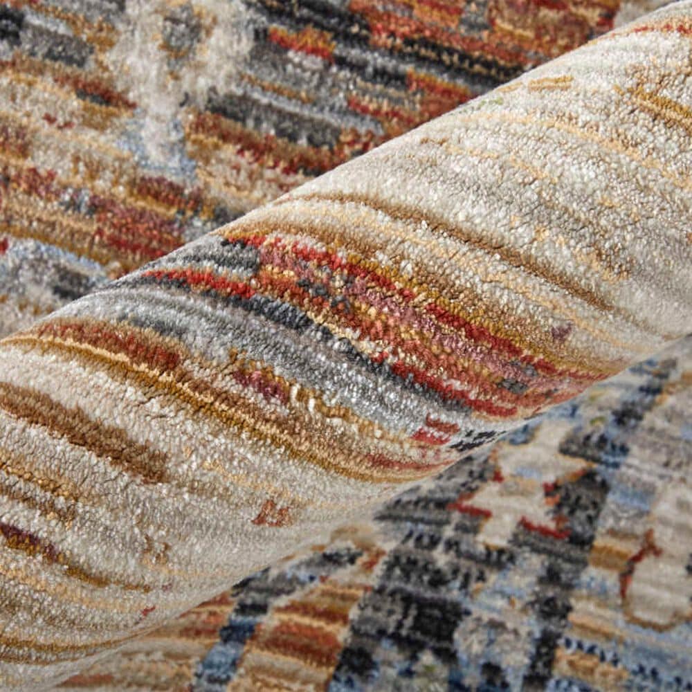 Feizy Melrose 9&#39; x 12&#39;8&quot; Ivory and Rust Area Rug, , large