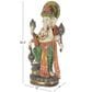 Maple and Jade Ganesh Decorative Sculpture in Satin Gold, Green, Blue and Red, , large