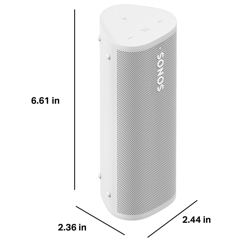 SONOS Ray Soundbar with Roam 2 Portable Speaker in White, , large