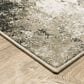 Oriental Weavers Venice Rimini 2"3" x 7"6" Charcoal and Beige Runner, , large