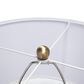 A&B Home Geode Table Lamp with Collapsible Shade in Gold, , large