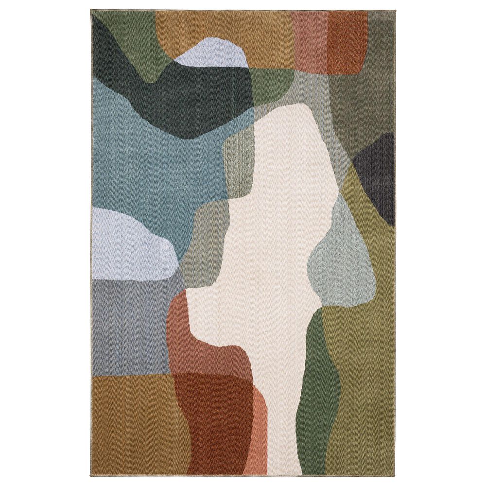 Oriental Weavers Tisdell TIS11 Multicolor 7"10" x 10"10" Area Rug, , large