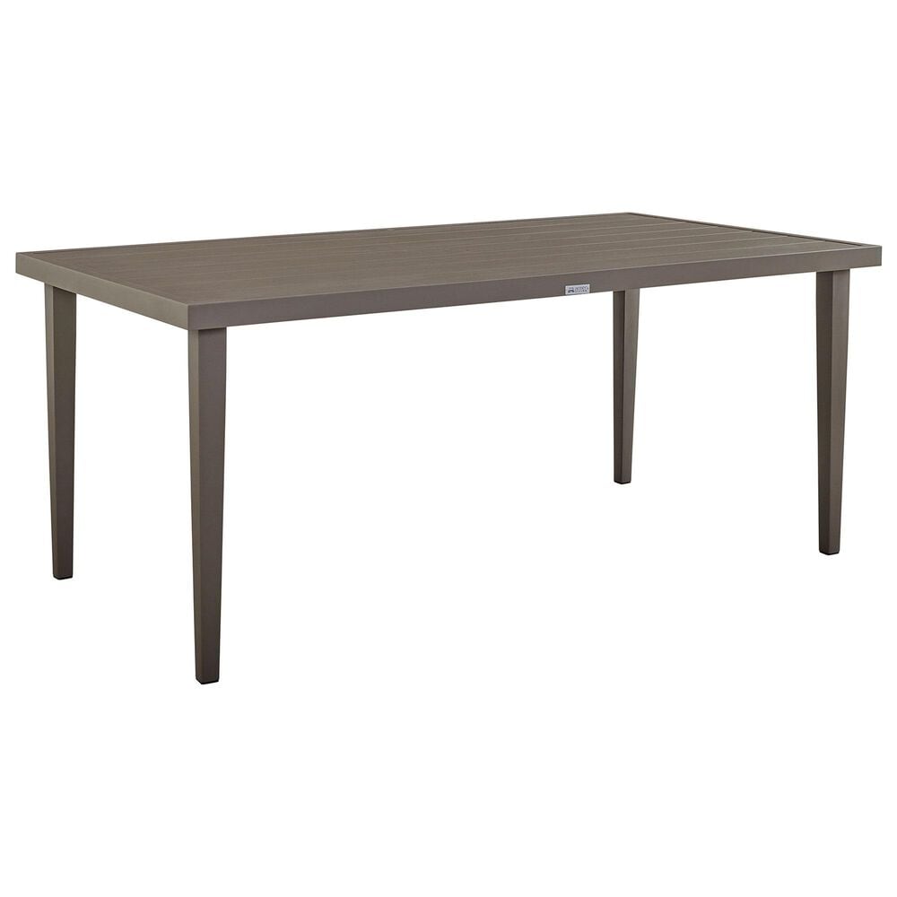 Blue River Silvana Outdoor Rectangular Dining Table in Gray - Table Only, , large