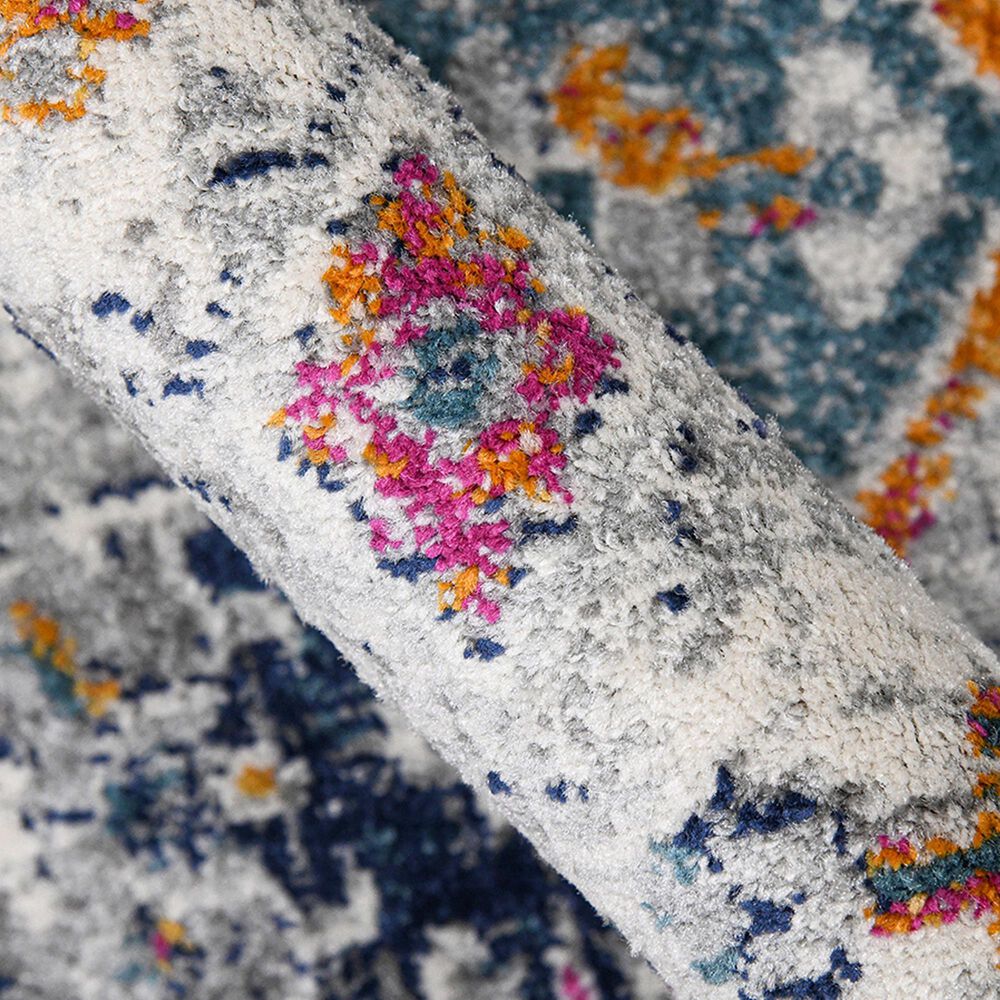 Amer Rugs Montana MON-13 2&#39; x 3&#39; Blue and Orange Area Rug, , large