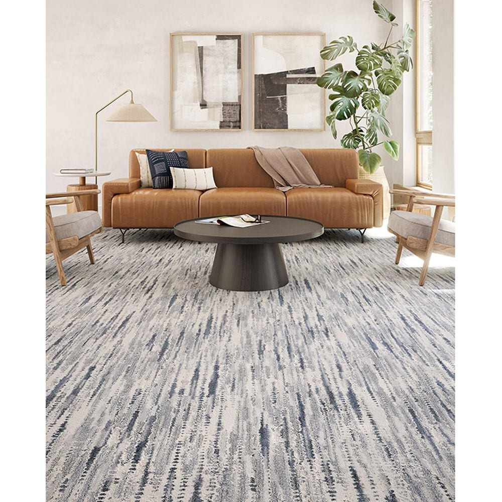 Phenix Mykonos Carpet in Turquoise Sea, , large