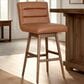 Armen Living Elias 30" Swivel Bar Stool in Chestnut, , large