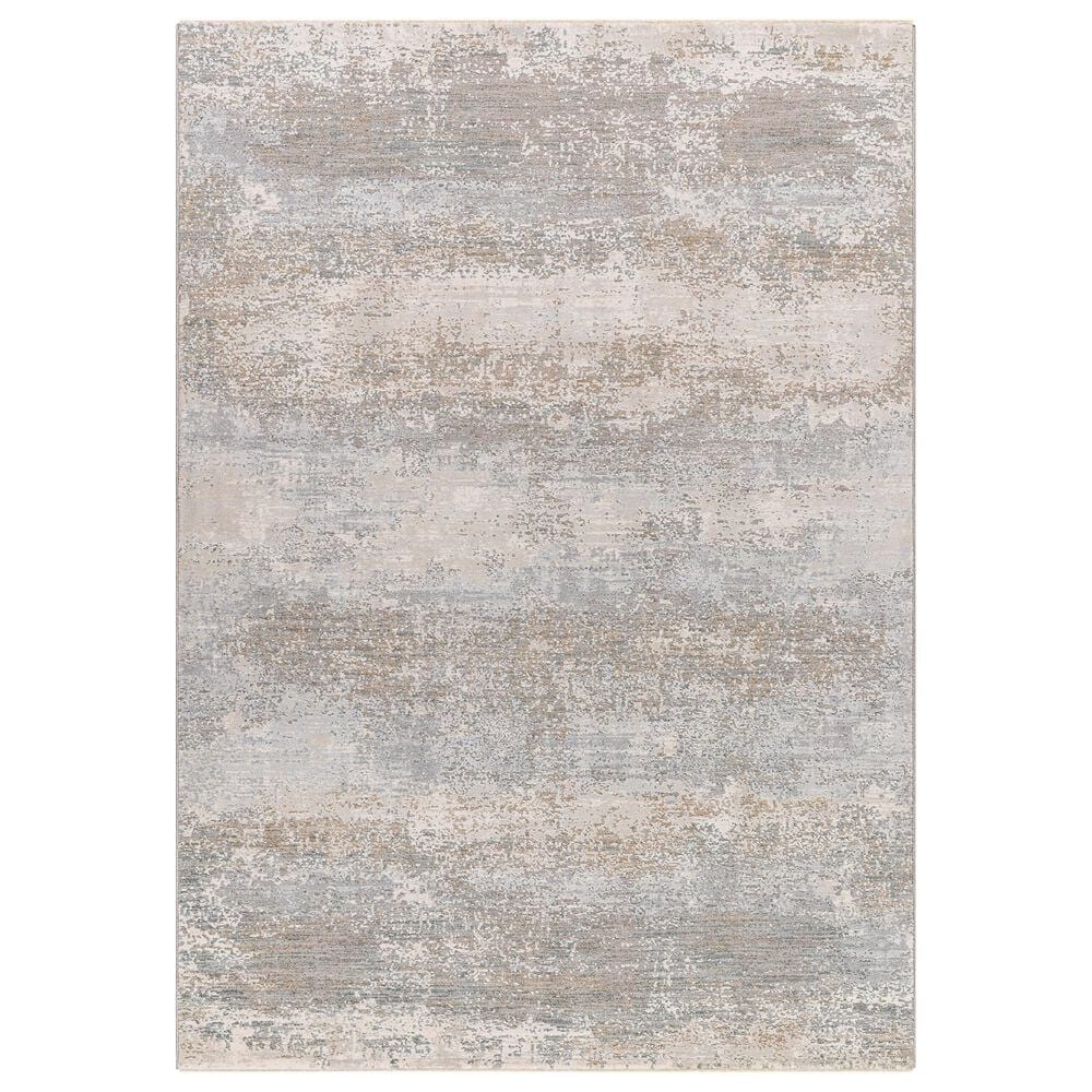 Surya Brunswick 2" x 2"11" Cream, Tan, Olive, Blue, Seafoam and Taupe Area Rug, , large