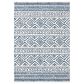 Safavieh Tulum TUL267 3" x 5" Ivory and Navy Area Rug, , large
