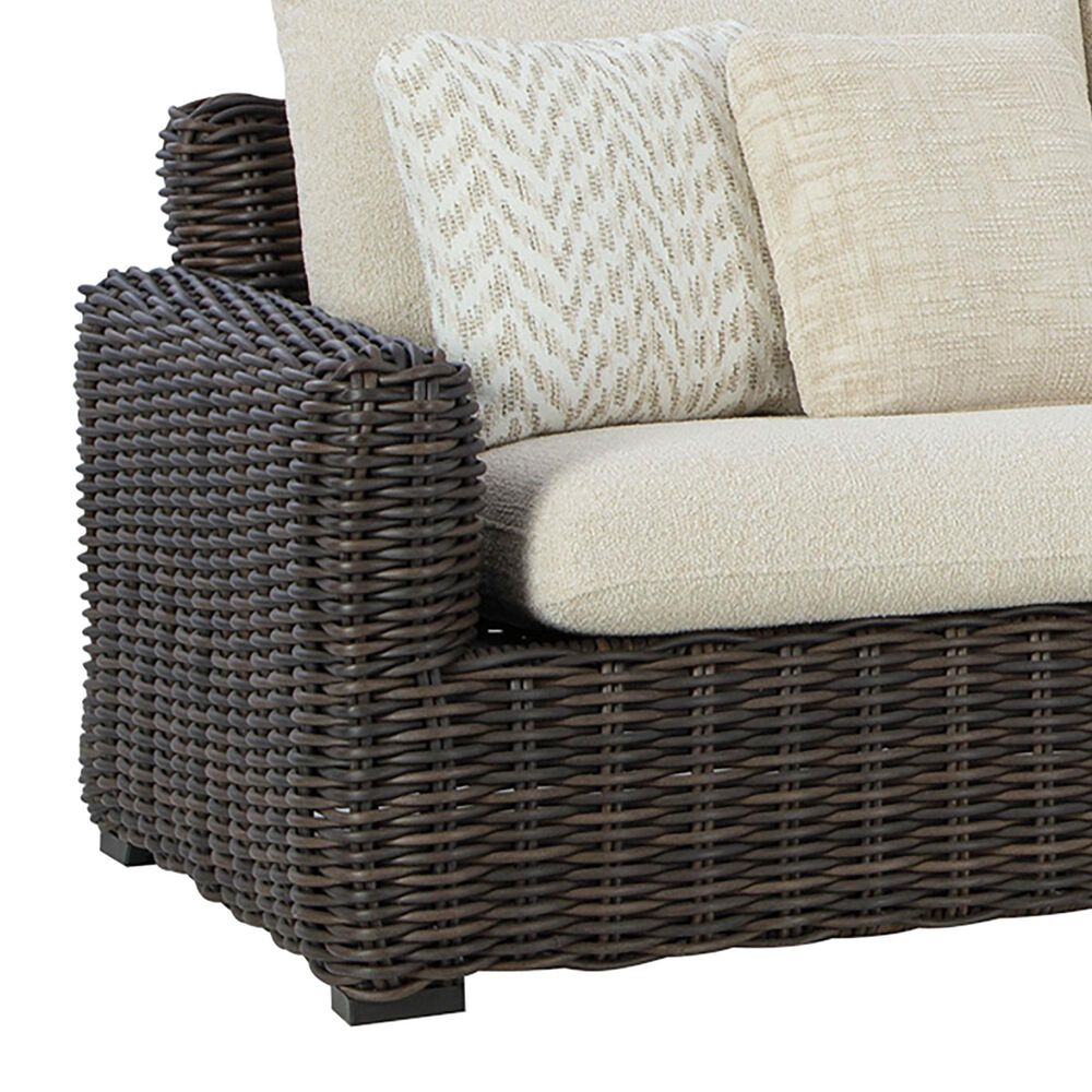 Ashley Kimora 4-Piece Outdoor Sectional in Beige, , large