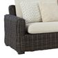 Ashley Kimora 4-Piece Outdoor Sectional in Beige, , large