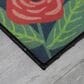 Karastan Doorscapes 1"6" x 2"6" Blue and Green Door Mat, , large