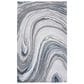 Safavieh Craft CFT845M 4" x 6" Blue and Grey Area Rug, , large