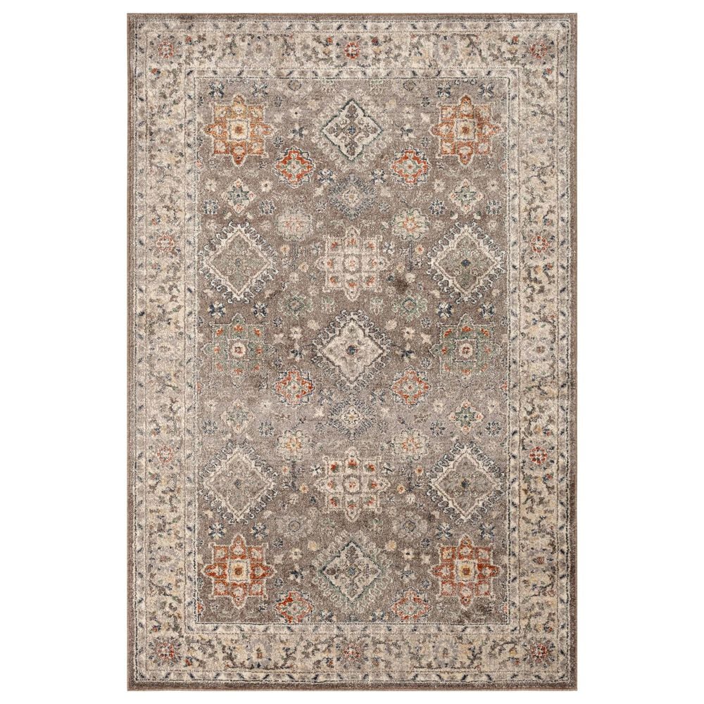 Central Oriental Minerva Colton 5" x 7"3" Latte and Sand Area Rug, , large