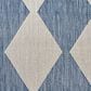 Nourison Positano Geometric Navy Blue 7" x 10" Indoor/Outdoor Area Rug, , large