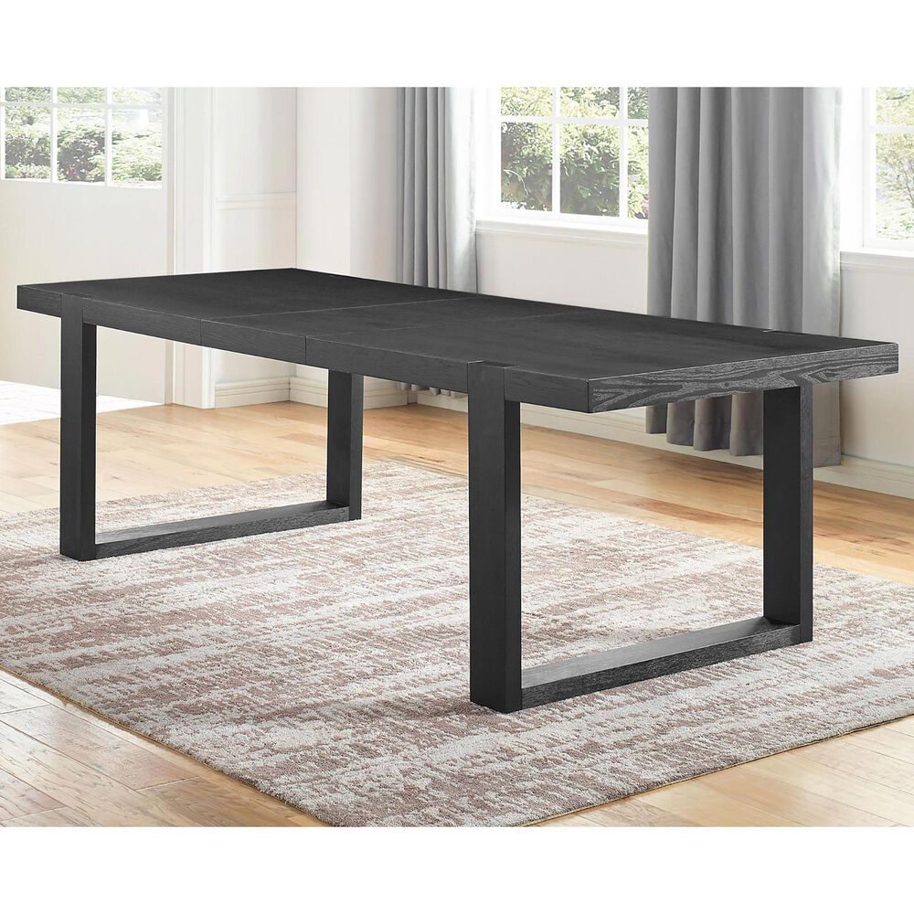 Steve Silver Yves Dining Table in Rubbed Charcoal, , large