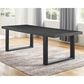 Steve Silver Yves Dining Table in Rubbed Charcoal, , large