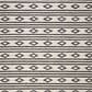 Safavieh Micro-Loop 5" Square Ivory and Charcoal Area Rug, , large