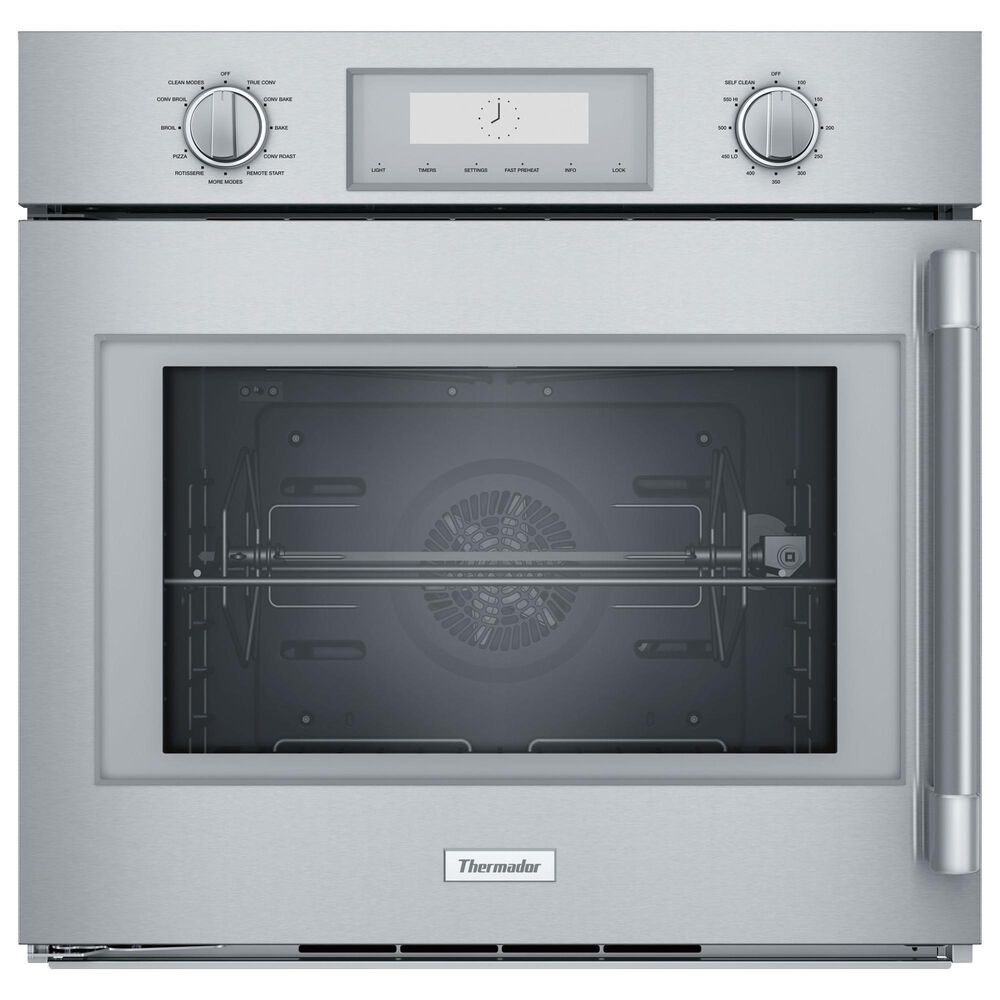 Thermador 30" Professional Single Electric Wall Oven with Left Side Opening Door in Stainless, , large