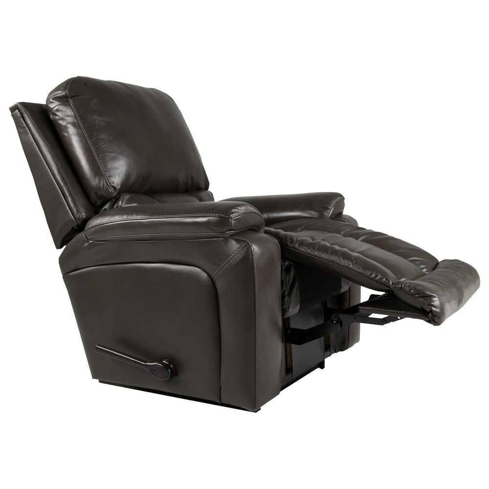 LaZBoy Greyson Manual Rocker Recliner in Shitake Gray NFM